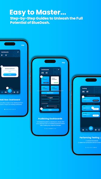 BlueDash configuration screen